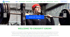 Desktop Screenshot of crossfitgrow.com