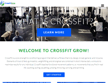 Tablet Screenshot of crossfitgrow.com